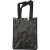 Tasche mit Front aus Kunststoff, Größe 30x23x7 cm, Schwarz, 1Stck [HOB-499310]
