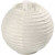 Papierlampe, D: 7,5 cm, Weiß, 10Stck. [HOB-50029]