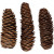 Tannenzapfen, D: 40 mm,  100 g, 5Stck. [HOB-502360]