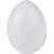 Eier, H 4 cm, Lochgröße 2 mm, 20 Stck., Weiß [HOB-510301]