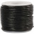 Lederband, Stärke: 1 mm, Schwarz, 10m [HOB-51548]