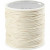 Baumwollband, Stärke: 1 mm, Creme, 40m [HOB-51568]