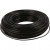 Aluminumdraht, Stärke: 2,5 mm, Schwarz, rund, 75m [HOB-51718]