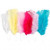 Federn, L 11-17 cm, sortierte Farben, Frühlingsfarben, 18Bündl. [HOB-518490]