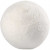 Kugel, D: 30 mm, Weiß, Baumwolle, 10Stck. [HOB-540050]
