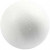 Styropor-Kugeln, D: 12 cm, Weiß, Styropor, 25Stck. [HOB-543130]