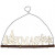 Weihnachtsschmuck, Schriftzug XMAS, H 7 cm, B 22 cm, Sperrholz, 1Stck, Tiefe 0,5 cm [HOB-55323]