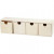 Box, 4 Schübe, H 9,2x34,7 cm, Innenmaße 7,2x7,2 cm, Sperrholz, 1Stck [HOB-55766]