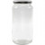 Aufbewahrungsglas, H 18,8 cm, D: 8,8 cm, 6 Stck., Transparent [HOB-55913]