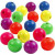 Perlen-Mix in Neonfarben, D: 10 mm, Lochgröße 2,5 mm, Neonmix, China berry, 50g, ca. 150 Stck [HOB-566950]