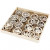 Weihnachtsschmuck, D: 8 cm, Stärke: 0,3 cm, Sperrholz, 144Stck. [HOB-56808]