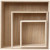 Holzkasten-Set, Quadrat, H 15+21,5+28 cm, B 15+21,5+28 cm, Kaiserbaum, 3Stck., Tiefe 13+11,5+12,5 cm [HOB-57637]