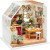DIY-Miniatur-Zimmer, H 18,7 cm, B 19 cm, 1 Stck. [HOB-57893]