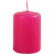 Blockkerzen, Pink, D: 40 mm, H 60 mm, 12Stck. [HOB-596009]