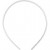 Hair Bands, W: 8 mm, 5 pcs, white [HOB-600801]