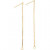 Stud Earrings, L: 70 mm, 1 pair, gold-plated [HOB-61045]