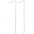 Stud Earrings, L: 70 mm, 1 pair, silver-plated [HOB-61047]