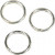 Spaltring, D: 5 mm, Versilbert, 300Stck. [HOB-613421]