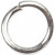 Biegering rund, Stärke: 0,7 mm, Innenmaße 3 mm, Versilbert, 500Stck.,  4,4 mm [HOB-61380]