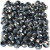 Glassschliffperlen, Größe 5x6 mm, Lochgröße 1 mm, Schwarz metallic, 100Stck. [HOB-61686]