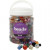 Facettenperlen-Mix, Größe 10-12-16 mm, Lochgröße 1-2,5 mm, Sortierte Farben, 500 g, 700ml, ca. 440 sort. [HOB-61878]