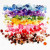 Facettenperlen-Mix, D: 4-12 mm, Lochgröße 1-2,5 mm, 7x250 g, sortierte Farben [HOB-61888]