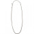 Halskette, L 45 cm, D: 3 mm, Versilbert, 1Stck [HOB-63273]