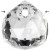 Perle aus Acryl, Größe 16 mm, Lochgröße 2 mm, Glänzend transparent, 38Stck. [HOB-636870]