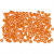 Rocailleperle, Größe 8/0 , D: 3 mm, Orange, 25g, Lochgröße 0,6-1,0 mm [HOB-682021]