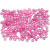 Rocailleperle, Größe 8/0 , D: 3 mm, Pink, 500g, Lochgröße 0,6-1,0 mm [HOB-682322]