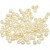 Rocailleperle, Größe 8/0 , D: 3 mm, Elfenbein, 25g, Lochgröße 0,6-1,0 mm [HOB-682731]