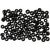 Rocailleperle, Größe 6/0 , D: 4 mm, Schwarz, 500g, Lochgröße 0,9-1,2 mm [HOB-682812]