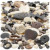Knochenperlen-Mix, Größe 5-30 mm, Lochgröße 1-2 mm, 300g [HOB-68421]