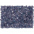 Rocailleperlen, Größe 15/0 , D: 1,7 mm, Dunkelblau, 25g, Lochgröße 0,5-0,8 mm [HOB-686810]