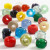 Glanzperlen-Mix, D: 9 mm, Lochgröße 2,5-3 mm, Sortierte Farben, 75g [HOB-692801]