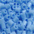 Bügelperlen, Größe 5x5 mm, Lochgröße 2,5 mm, Pastellblau (23), Medium, 6000Stck. [HOB-751231]
