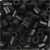 Fotoperlen, Größe 5x5 mm, Lochgröße 2,5 mm, Schwarz (1), 6000Stck. [HOB-75501]