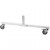 Untergestell, B 815 mm, H 280 mm, Weiß, Ohre Aufsatzstange, 1Stck, Tiefe 50 cm [HOB-93271]