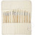 Natur Line Pinsel - Sortiment im Baumwoll-Etui, Nr. 1-10 , B 5-10 mm, langer Griff, 18sort. [HOB-99823]