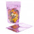 Standbodenbeutel Transparent/Pink 13x7,9x20,6cm | 113 Gramm (100 Stück) [ZBGB3PK]