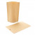 Standbodenbeutel Kraft Kompostierbar 13x7,9x20,6cm kein Druckverschluss | 113 Gramm (100 Stück) [SUPEK3]