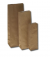 Blockbodenbeutel Kraft Braun 9x6x24,5cm fettdichtes Futter 60 + 40 g/m² (100 Stück) [PABB924]