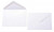 Umschläge Weiß 13x9,2cm Premium Undurchsichtig (50 Stück) [E130]