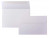 Umschläge Weiß 22,2x14,6cm Premium Undurchsichtig (50 Stück) [E140]