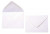 Umschläge Weiß 9,4x6,8cm Premium Undurchsichtig (50 Stück) [E150]