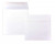 Umschläge Weiß 16,5x16,5cm Premium Undurchsichtig (50 Stück) [E170]