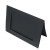 Glückwunschkarten Schwarz mit 8,5x13,7 rechteckiger Schnitt - Außengröße für 10x15 Druck 240g 13x17,8cm (25 Stück) [PJ02112]
