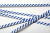 Verschluss-Streifen 10,2x0,4cm Papier Weiß/Blau gestreift (1.000 Stück) [TT4WBS]