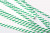Verschluss-Streifen 15,2x0,4cm Papier Weiß/Grün gestreift (1.000 Stück) [TT6WGS]