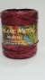 Kräuselband Raffia Metal Burgund 200 meter (1 Rolle) [HV-RAM200BU]